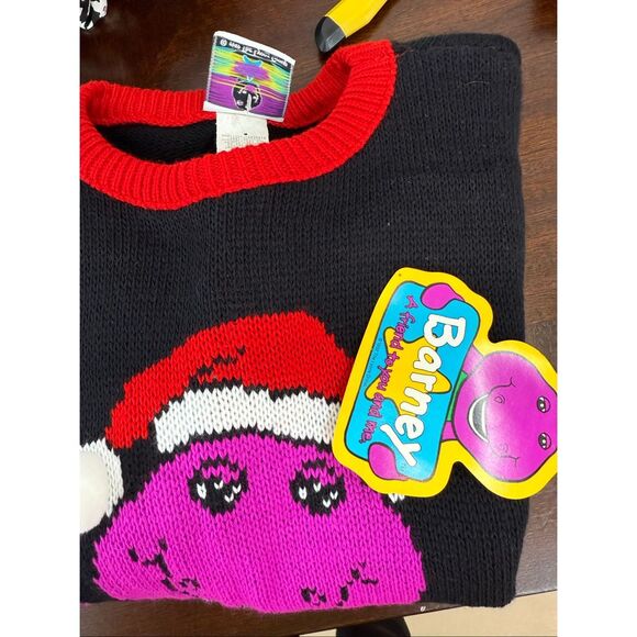 NWT Vintage 1992 Barney Christmas/Holiday Sweater - Made in USA - Picture 5 of 9